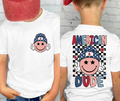 Southern Backroad Tees LLC - American Dude July 4th Boys Shirt Toddler Youth